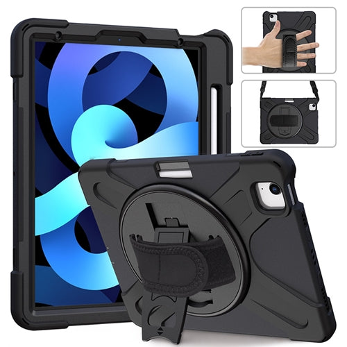 Rugged Case with Hand & Shoulder Strap iPad Air 4th 10.9 2020 & iPad Pro 11 - Black4