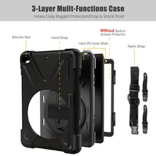 Load image into Gallery viewer, Rugged Protective Case Hand &amp; Shoulder Strap iPad Mini 5 &amp; 4 - Black 2