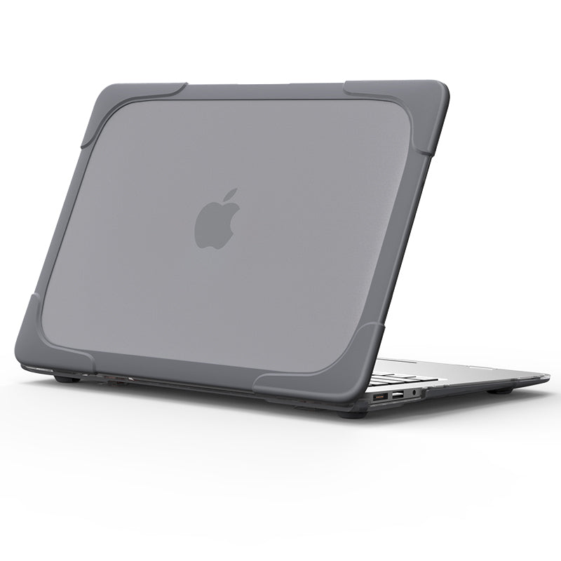 Rugged Protective & Heavy Duty Case Macbook Air 13 (2010-2017) - Clear Grey