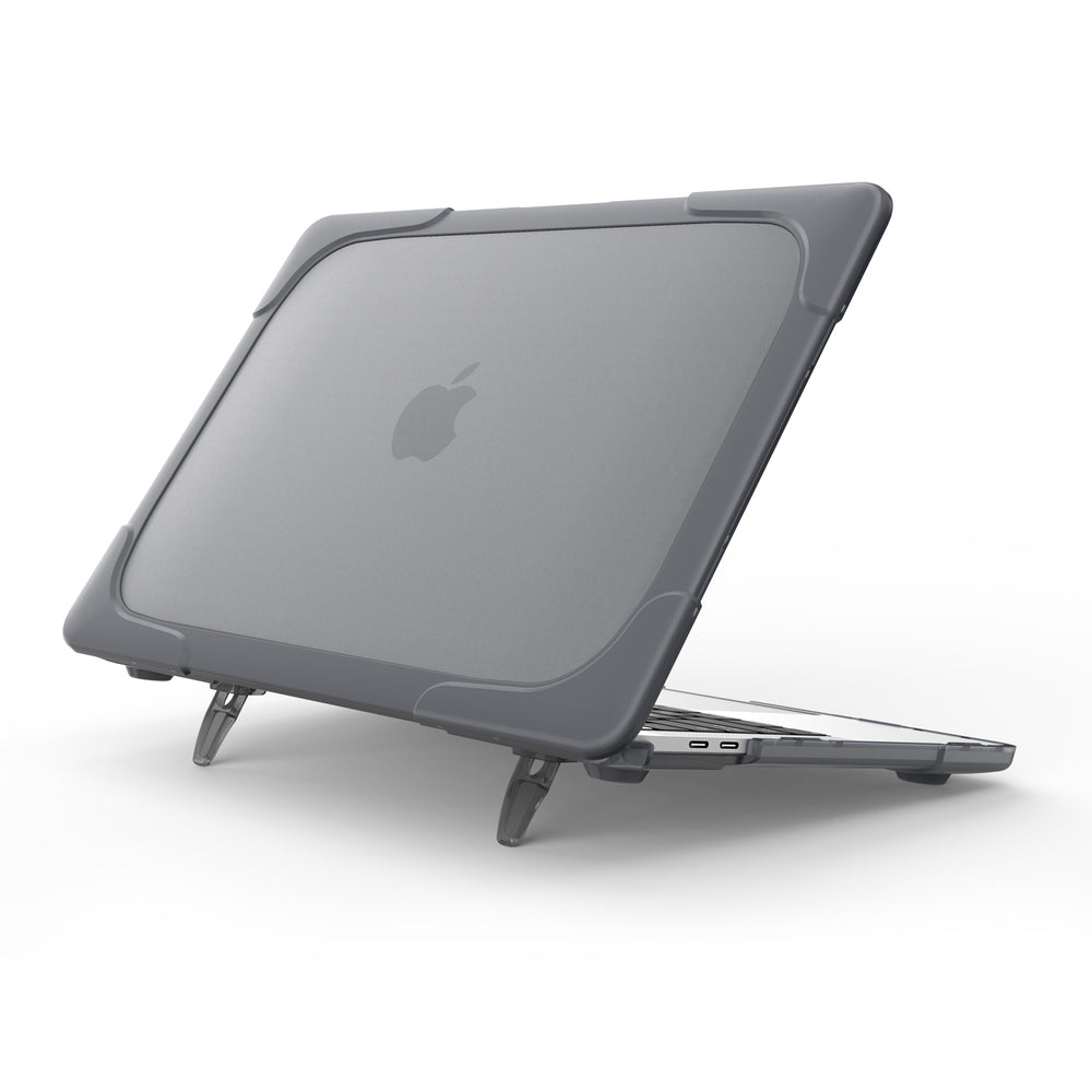 Rugged Protective & Heavy Duty Case Macbook Pro 13 (2016-2019) - Clear Grey