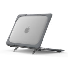 Load image into Gallery viewer, Rugged Protective &amp; Heavy Duty Case Macbook Pro 13 (2020 &amp; 2021) - Clear Grey