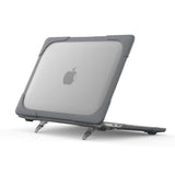 Rugged Protective & Heavy Duty Case Macbook Pro 13 (2020 & 2021) - Clear Grey