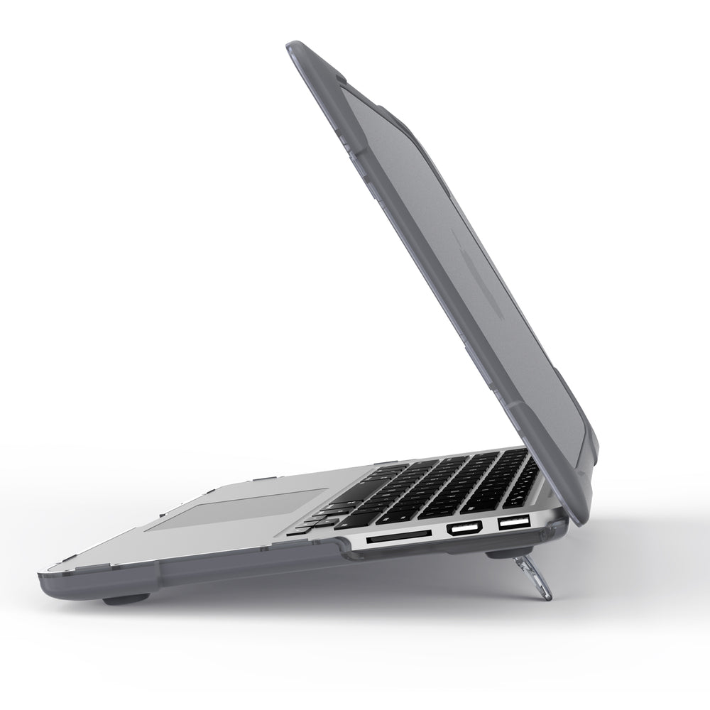 Rugged Protective & Heavy Duty Case Macbook Retina 15 (2012-2015) - Clear Grey