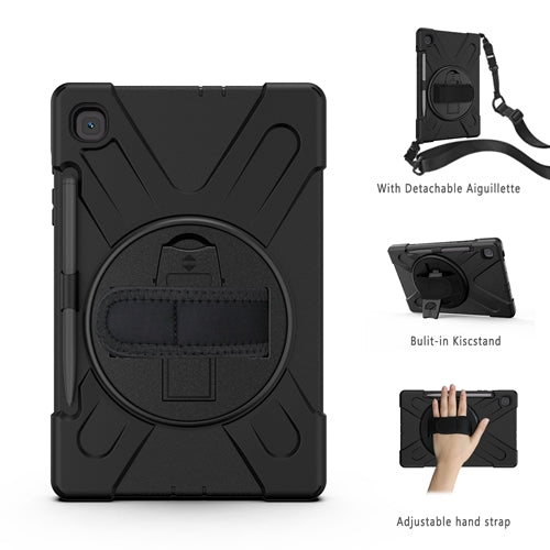 Rugged Case Hand & Shoulder Strap Samsung Tab S6 LITE 10.4 P610  - Black  1