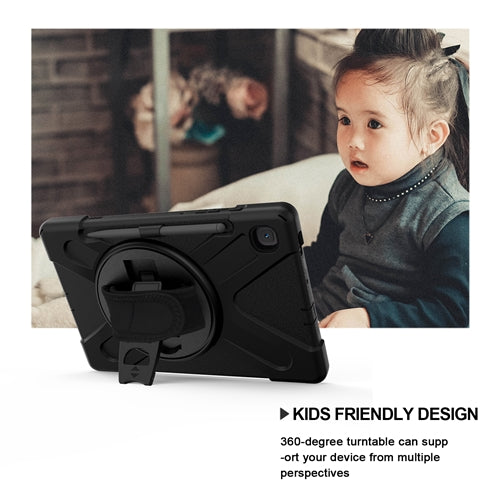 Rugged Case Hand & Shoulder Strap Samsung Tab S6 10.5 T860 - Black 2