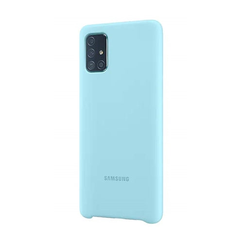 Samsung Silicone protective case for Galaxy A71 Blue1