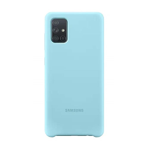 Samsung Silicone protective case for Galaxy A71 Blue4