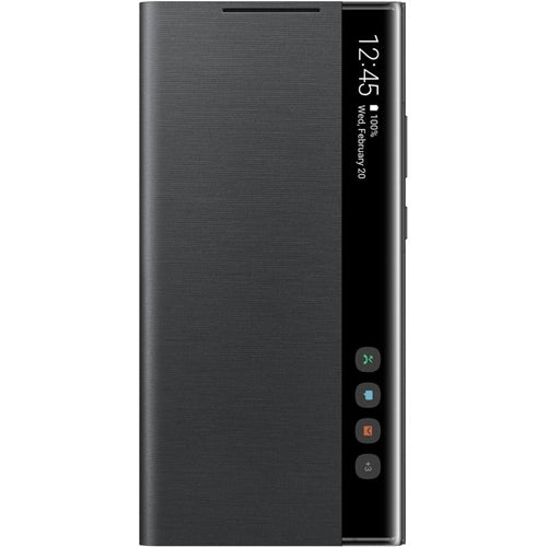 Samsung Galaxy Clear View Cover For Note 20 6.7 inch - Mystic Black3