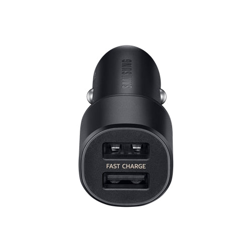 Samsung Car Charger Duo Dual USB A Fast Charge & Multi Cable - Black 4