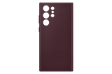 Samsung Official Galaxy S22 Ultra Leather Cover - Burgundy 1