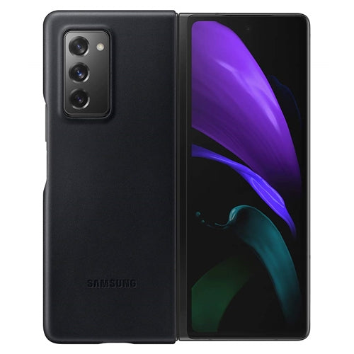 Samsung Leather cover for Galaxy Z Fold2 - Black1
