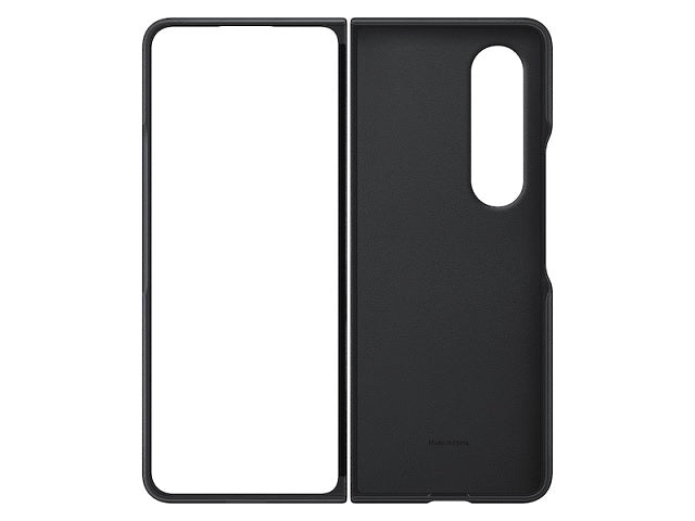 Samsung Leather Case for Galaxy Z Fold 4- Black