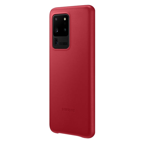 Samsung Leather Back Cover Galaxy S20 Ultra 6.9 inch - Crimson Red 2