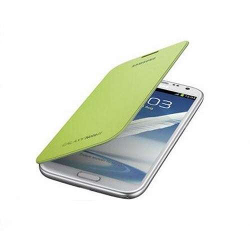 GENUINE Samsung Flip Cover Case for Samsung Galaxy Note 2 II N7100 Lime Green 1