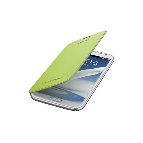 GENUINE Samsung Flip Cover Case for Samsung Galaxy Note 2 II N7100 Lime Green 2