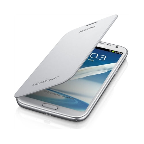 GENUINE Samsung Flip Cover Case for Samsung Galaxy Note 2 II N7100 White 1