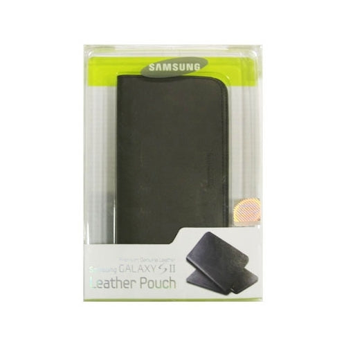 Genuine Original Samsung GALAXY S II Leather Pouch - Black 6