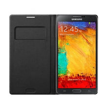 Load image into Gallery viewer, Samsung Premium Leather Wallet Case suits Samsung Galaxy Note 3 - Black 3