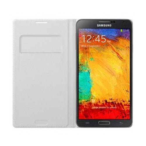 Samsung Premium Leather Wallet Case suits Samsung Galaxy Note 3 - White 3