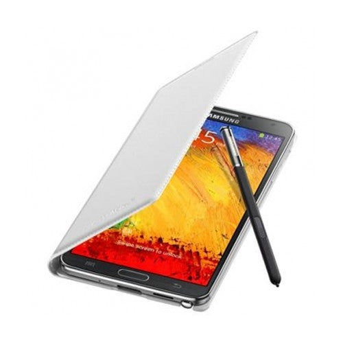 Samsung Premium Leather Wallet Case suits Samsung Galaxy Note 3 - White 2