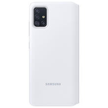 Load image into Gallery viewer, Samsung S View Wallet Cover Case for Galaxy A51 4G - White 1 2
