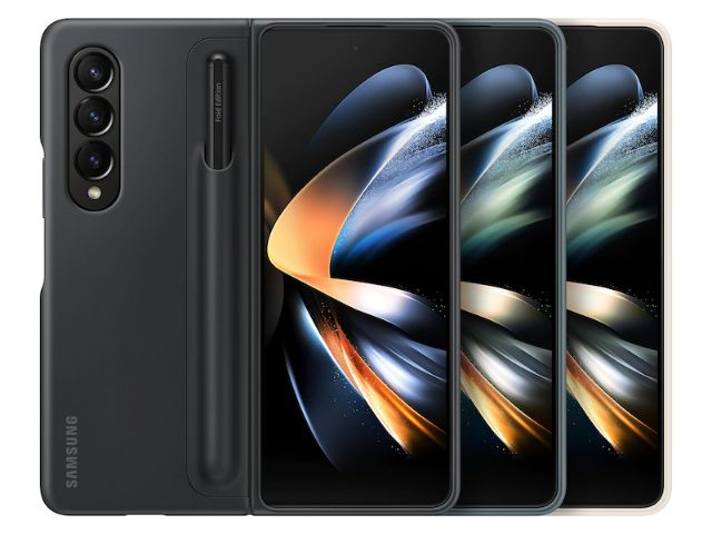 Samsung Standing Cover with Pen for Galaxy Z Fold 4- Black