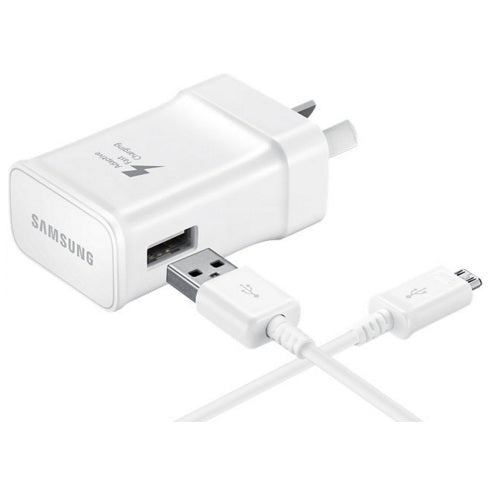 Samsung AC Travel Wall Adaptor Fast Charging Micro USB 5v / 9v - White 2