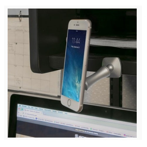 Scosche MagicMount Elite Double Pivot Magnet to Adhesive Mount Silver 2