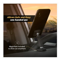 Scosche MagicMount Elite Double Pivot Magnet to Adhesive Mount Silver 4