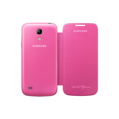 GENUINE Samsung Galaxy S4 Mini Flip Cover Case Optus Edition - Pink 2