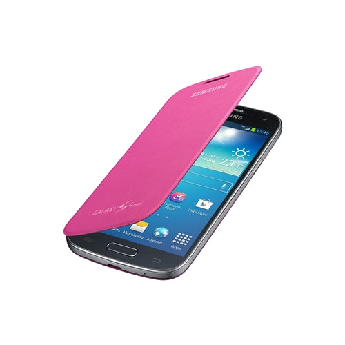GENUINE Samsung Galaxy S4 Mini Flip Cover Case Optus Edition - Pink 6