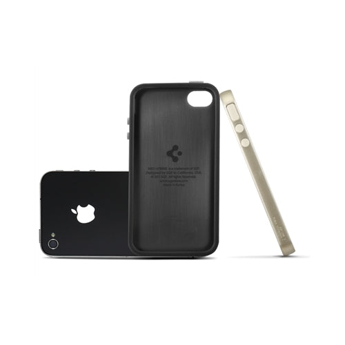 SGP Neo Hybrid Matte Case Apple iPhone 4 / 4S Champagne Gold 5