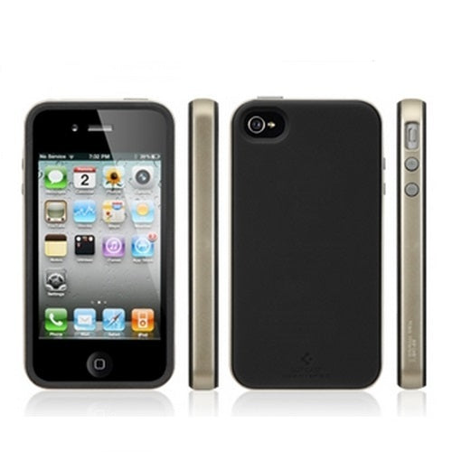 SGP Neo Hybrid Matte Case Apple iPhone 4 / 4S Champagne Gold 1
