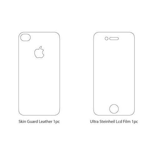 SGP Skin Guard Leather Collection iPhone 4 / 4S Brown 5