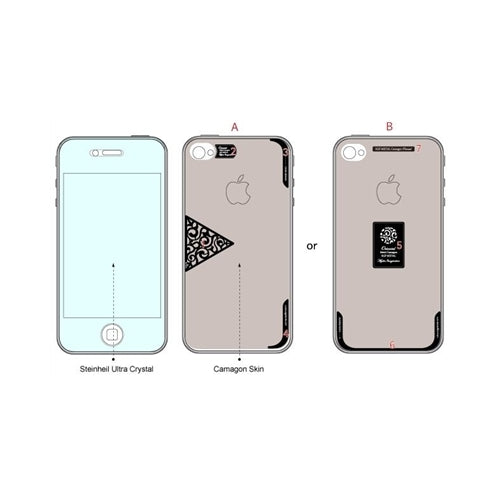 SGP Skin Guard Metal Camagon iPhone 4 / 4S 5