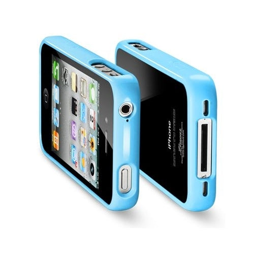 SGP Linear Crystal Series Case Apple iPhone 4 / 4S Blue 5