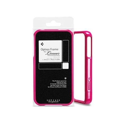 SGP Option Frame for Linear Series iPhone 4 Hot Pink 1