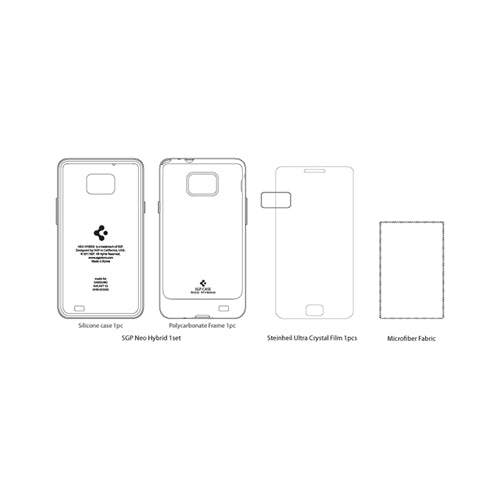 SGP Neo Hybrid Case Samsung Galaxy S II 2 S2 Pink 7