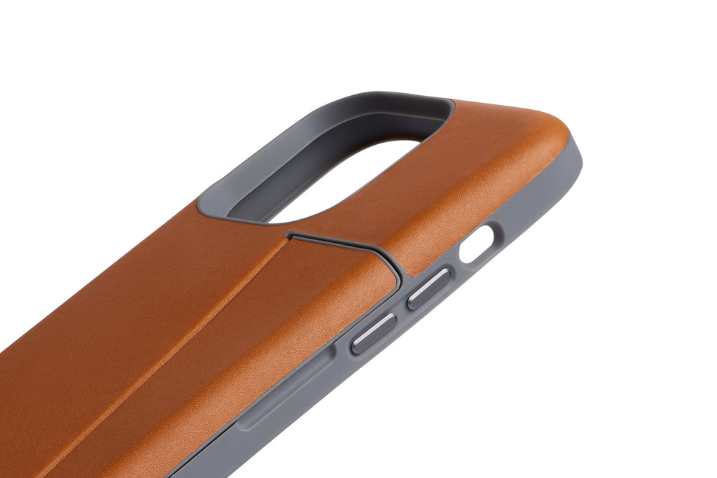 Bellroy Leather 3 Card Case iPhone 14 Pro - Terracotta