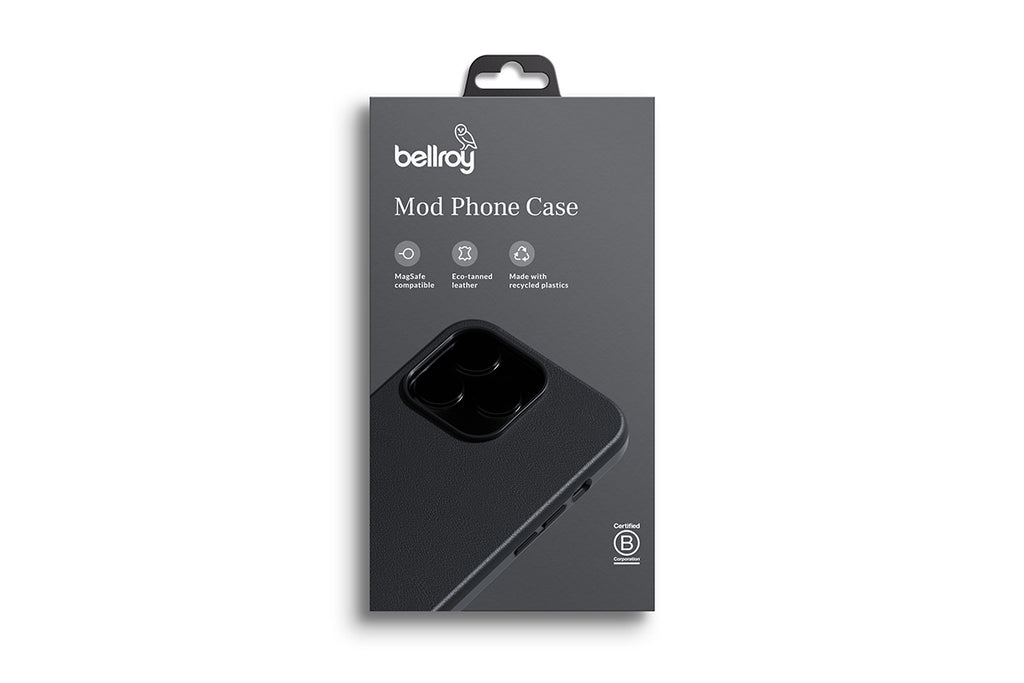 Bellroy Slim Mod Leather & MagSafe Case iPhone 14 Pro - Black