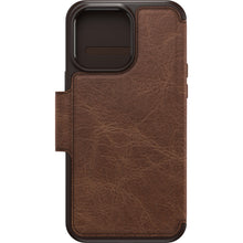 Load image into Gallery viewer, Otterbox Strada Leather Wallet iPhone 14 Pro 6.1 inch Espresso Brown