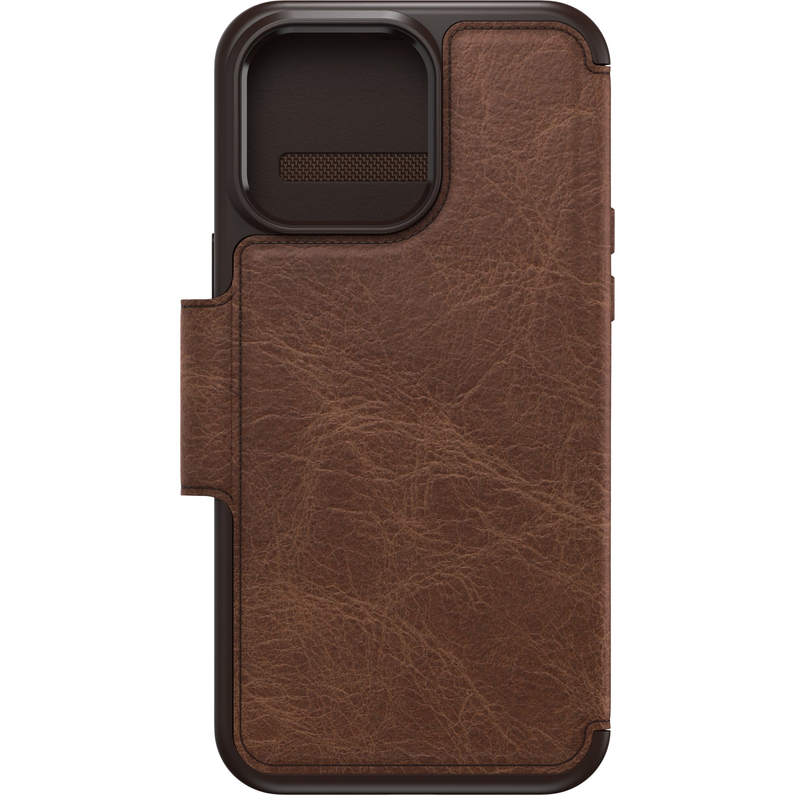 Otterbox Strada Leather Wallet iPhone 16e / 15 / 14 / 13 Standard 6.1 inch Espresso Brown