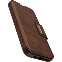 Load image into Gallery viewer, Otterbox Strada Leather Wallet iPhone 14 Pro 6.1 inch Espresso Brown