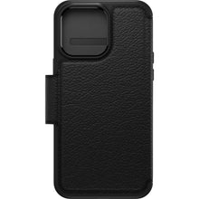 Load image into Gallery viewer, Otterbox Strada Leather Wallet iPhone 14 Pro Max 6.7 inch Shadow Black