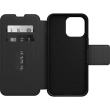Load image into Gallery viewer, Otterbox Strada Leather Wallet iPhone 14 Pro 6.1 inch Shadow Black