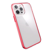 Load image into Gallery viewer, Speck Presidio Perfect Clear Impact Geometry Case iPhone 13 Standard 6.1 Red 1