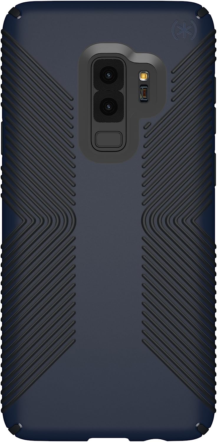 Speck Presidio Grip Impactium Dual-Layer Slim Rugged Case For Samsung Galaxy S9 Plus - Blue