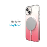 Speck Presidio Ombre Perfect Clear MagSafe Case iPhone 14 Plus 6.7 Rose