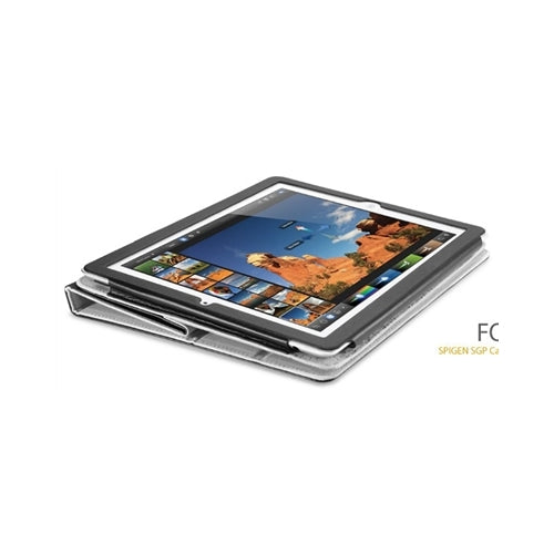 Spigen SGP Folio Leather Case for New iPad 4G LTE / Wifi - Black SGP08846 2