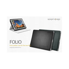 Load image into Gallery viewer, Spigen SGP Folio Leather Case for New iPad 4G LTE / Wifi - Black SGP08846 4